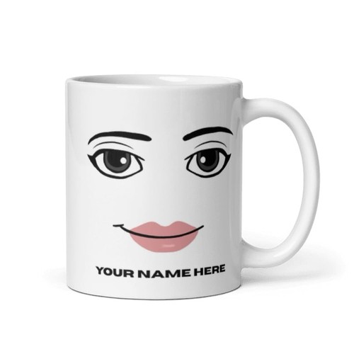Roblox girl face personalised - face,