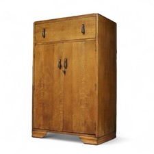 Art Deco Oak Tallboy 1930s