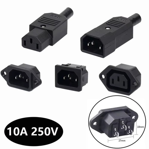 Iec320 c13 c14 rewireable - iec320, c13/c14