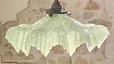 Vintage French marbled glass