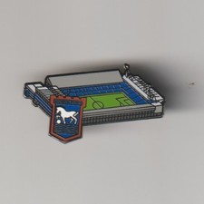 IPSWICH TOWN F.C. Club Crested Ground Enamel Badge FREE POST UK
