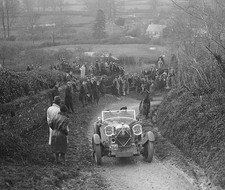 Old Large Photo Lagonda Race