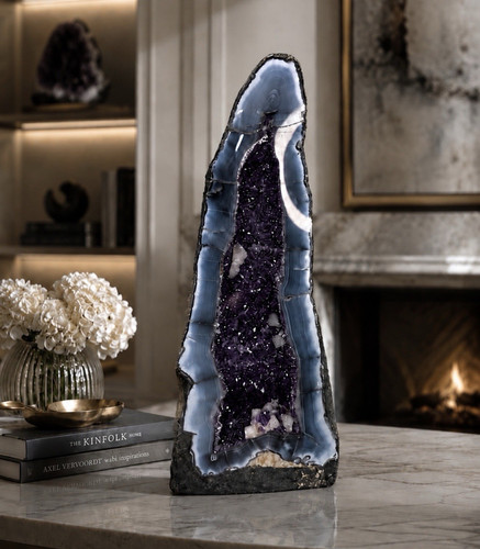 Natural polished amethyst - polished,