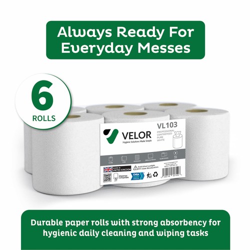 Velor embossed white - velor, 6