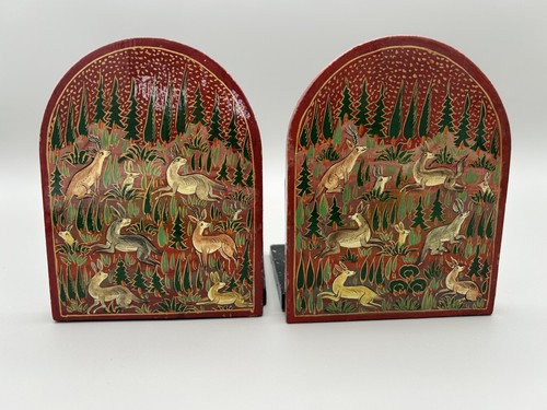 Vintage kashmir hand painted - vintage,