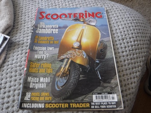 Scootering magazine july 2007 - magazine,