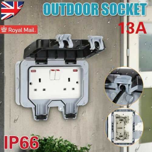 13a 2 gang waterproof - ,