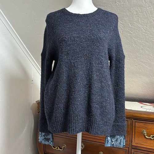 Crew navy sweater with - navy,