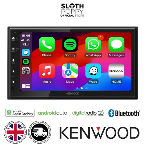 Kenwood dmx553dabs apple - kenwood, 6.8"