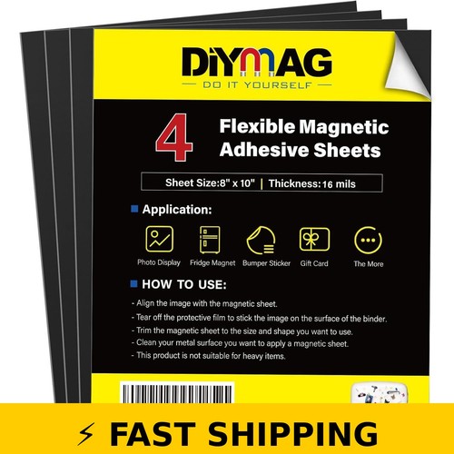 Diymag 4pack magnetic adhesive - 4pack,