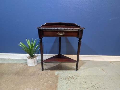 Vintage mahogany corner - mahogany,