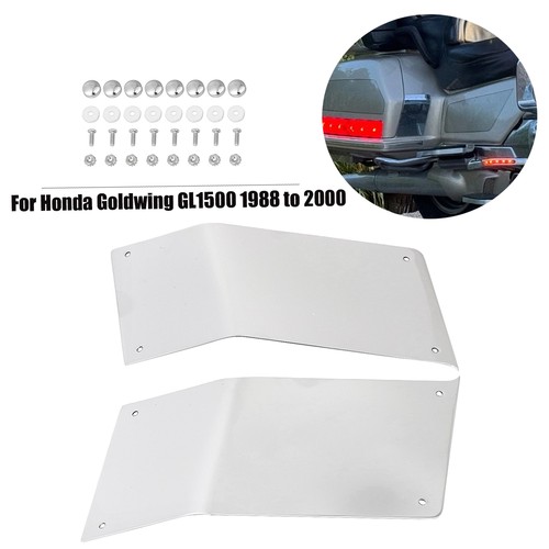 Chrome saddlebag kick plates - chrome,