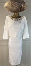 Zeila Donna UK 16 Ivory Beaded