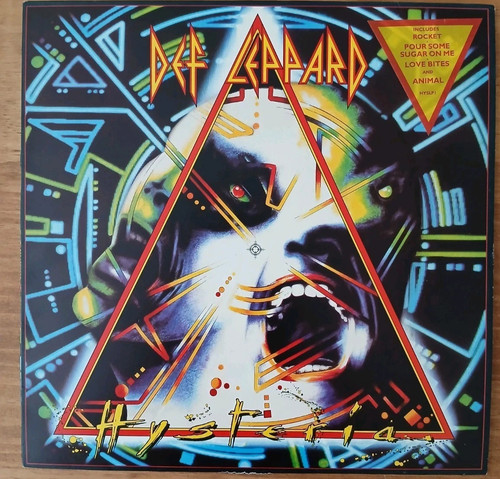Def leppard hysteria 1st - lp, uk