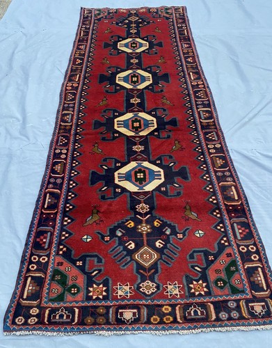 Rug wool handmade vintage - wool,