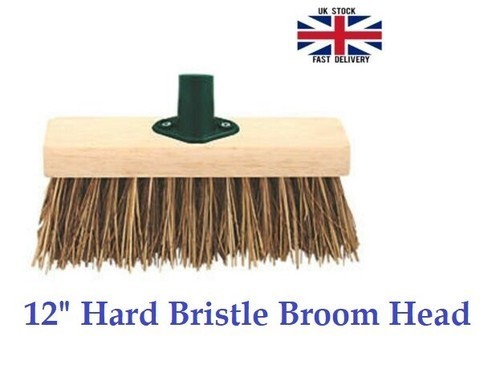 Stiff broom head - stiff, heavy