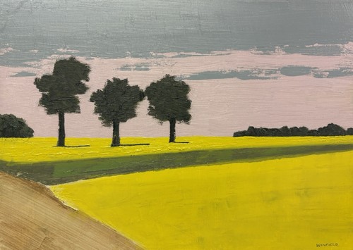 Abstract landscape painting - abstract,