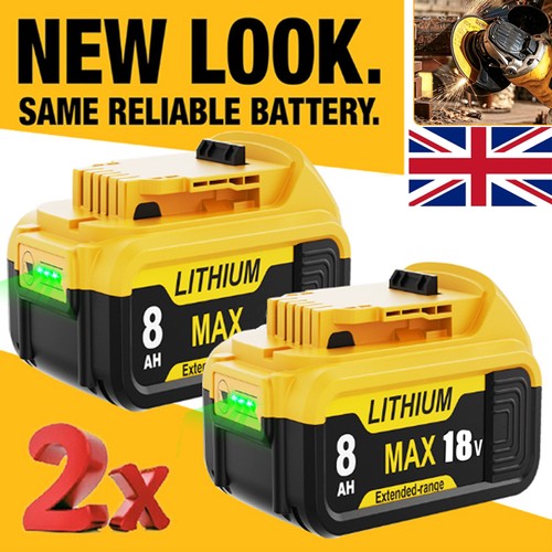 2pcs 8000mah for dewalt 18v - 2pcs,