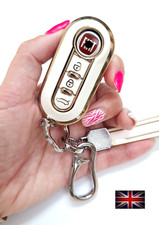 Key Cover For FIAT 500 PANDA PUNTO BRAVO STILO LANCIA 3 BUTTON Fob Case Remote 4