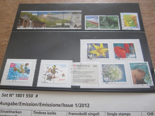 Swiss postage stamps - postage,