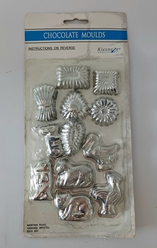 Chocolate moulds x12 vintage - chocolate,