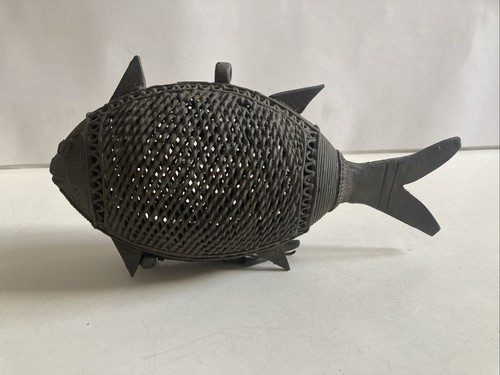 Antique dhokra fish shape - antique,