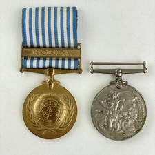 Elizabeth II Korea Korean Medal Pair 1876699 Sapper D Slater Royal Engineers