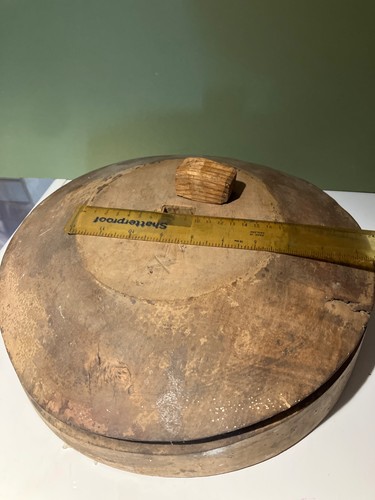 Vintage wooden millinery hat - millinery,