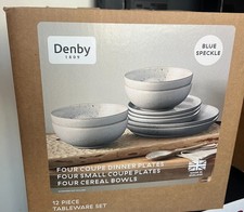 Denby Blue Speckle 12 Piece