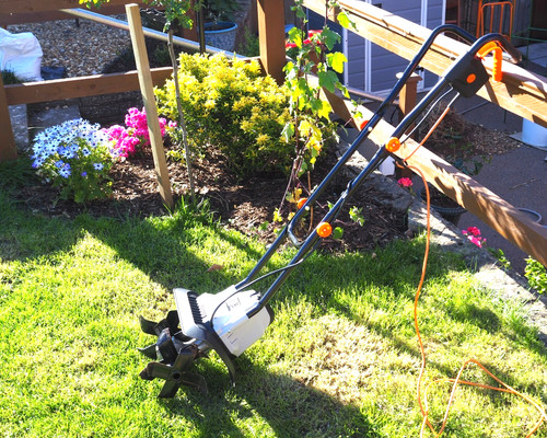 Vonhaus electric tiller 1050w - electric,