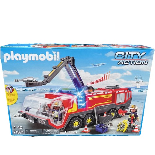 Playmobil 71371 airport fire - playmobil,