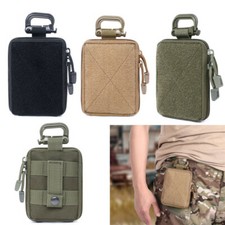 Military Small Wallet Tactical Molle EDC Pouch Range Bag Medical Organizer Pouch