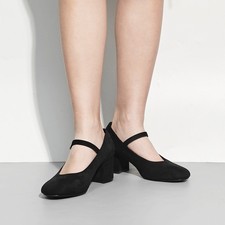 Womens Block Heel Ankle Strap