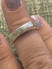 Tiffany & Co Vintage 1999 Silver Ring Size O