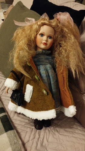 Leonardo porcelain doll - porcelain,