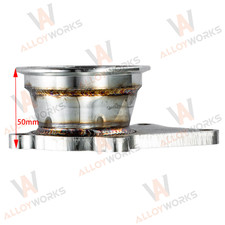For T3/T4 Turbo 5 Bolt to 3" V-Band Flange Steel Turbo Flange Adapter