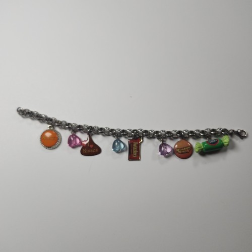 Charm bracelet with - bracelet, enamel