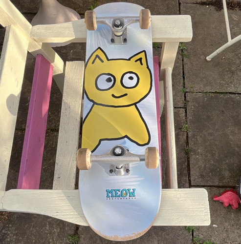 Meow complete skateboard blue - complete,
