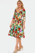 Voodoo Vixen Womens Floral Tea