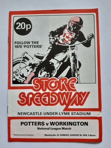Stoke workington speedway - vs,