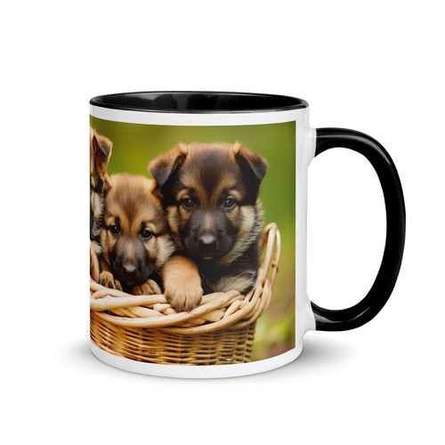 Cute german shepard puppy - cute, mug