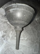 Antique Pewter Wine Funnel 12.5cm Diameter 18.5cm Height