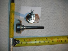B1K 1K ohm lin pot guitar amp taper long plastic shaft 6mm volume 1 kilo linear