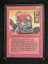 Ironclaw Orcs - Alpha - LP - MTG - Magic The Gathering - Red - Creature