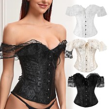 Women's Lace Up Boned