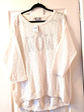 WALLIS - SIZE L CREAM COTTON