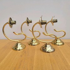 4 Brass Effect Wall Light