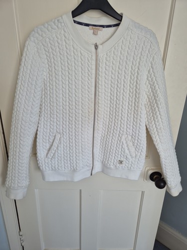 Barbour jacket white size - white,
