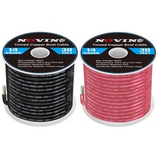 Novino 14AWG 30FT Red & Black