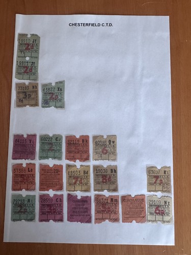 Vintage bus tickets - vintage,